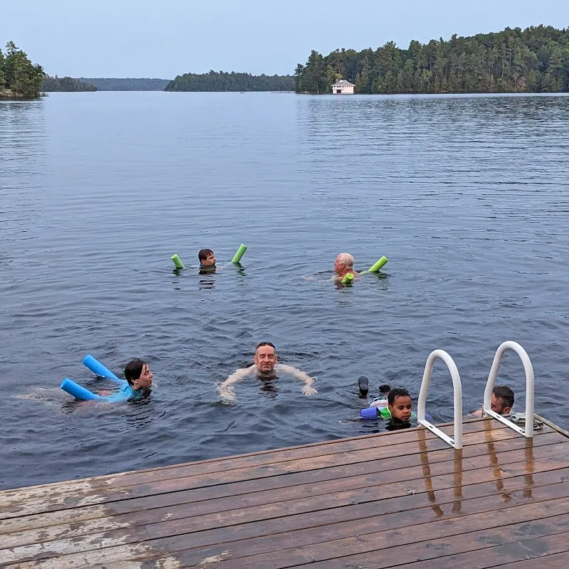 The water is always warm